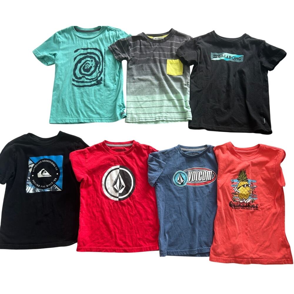Boys Size 6 Graphic T-Shirt Bundle Short Sleeve Tees